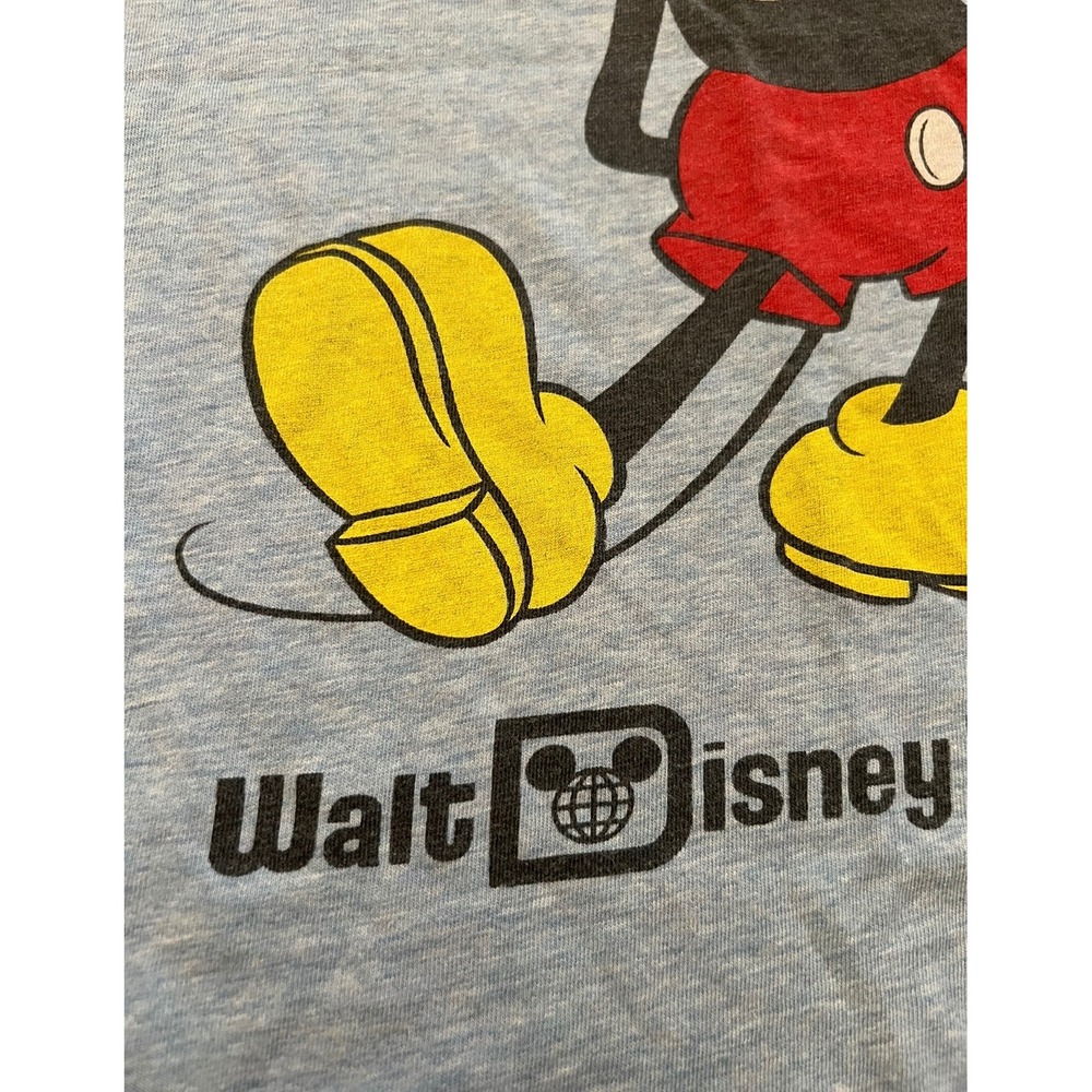 Disney Mickey Mouse T-Shirt Youth Medium Ringer  100% Cotton READ MORE . - Picture 10 of 16